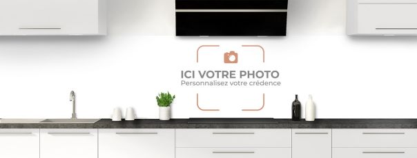 Crédence personnalisée pour cuisine avec photo intégrée