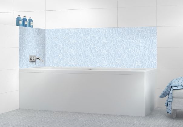 Panneau de bain Osaka couleur Bleu dragée