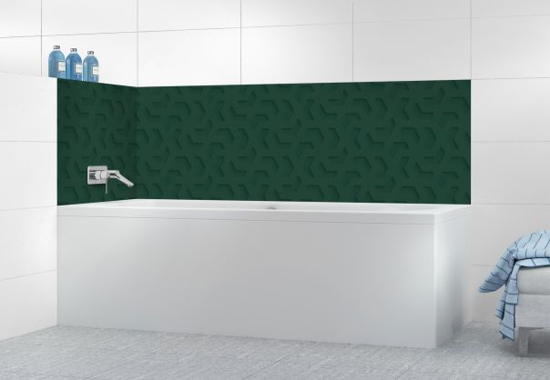 Panneau de bain Hélice en relief couleur Vert avocat