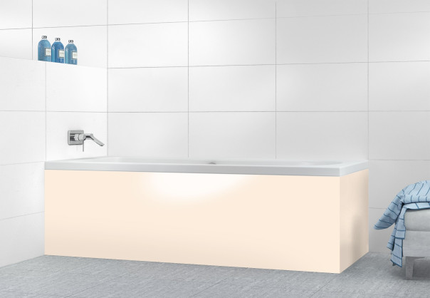 Panneau tablier de bain Ivoire Glossy