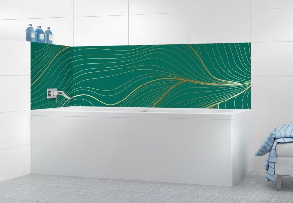 Panneau de bain Volupté couleur Vert jade