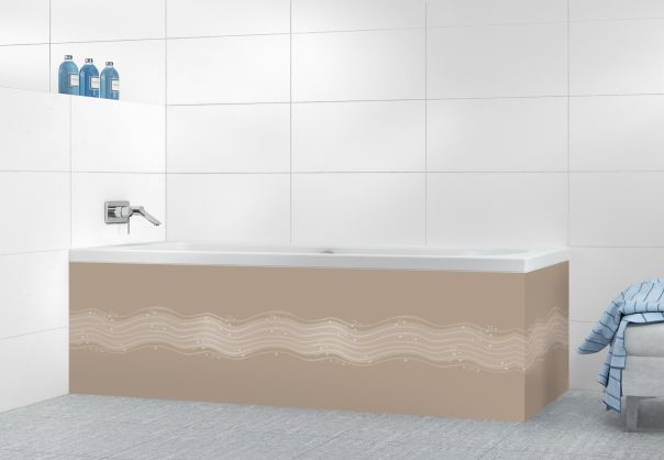 Panneau tablier de bain Vagues design couleur Mulot