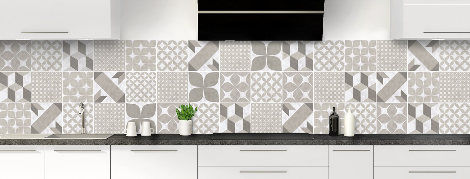 Carreaux Patchwork Mexicain Azula – 90 Pièces 10x10 Cm, Bleus Unis, Crédence
