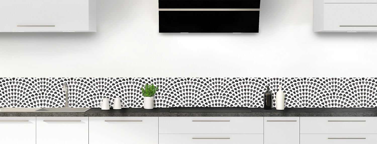 Mosaïque Céramique Blanche Brillante - 48x48 Mm, Sur Maille 298x298 Mm, Pour Salle De Bain Ou Cuisine