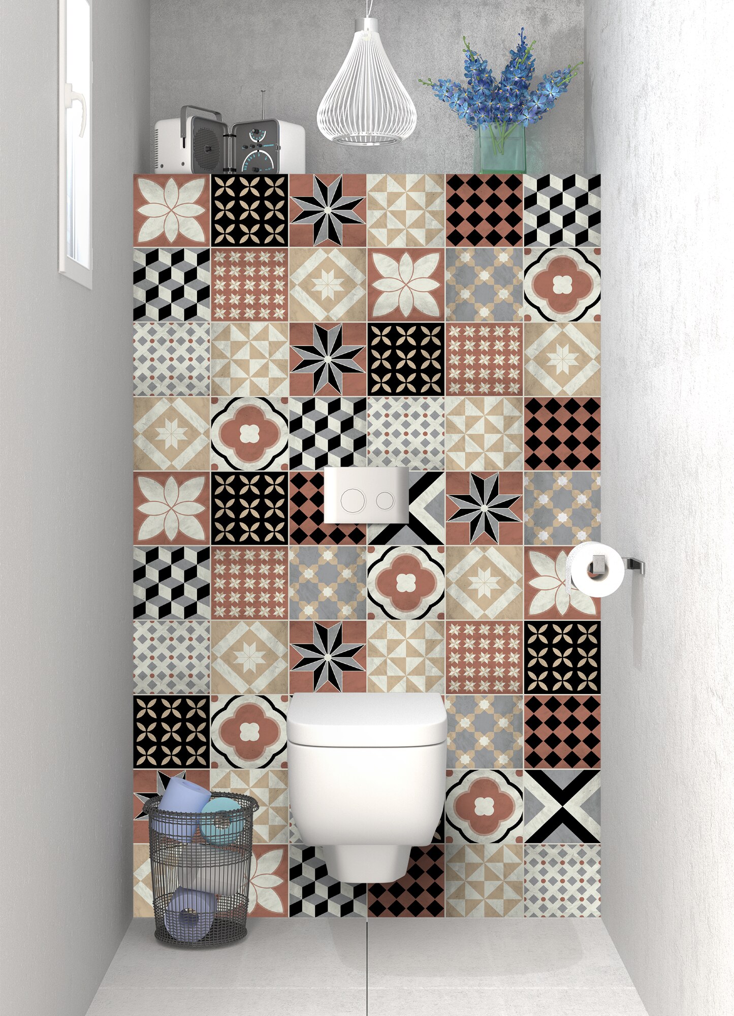 Wc Carreaux De Ciment Mural