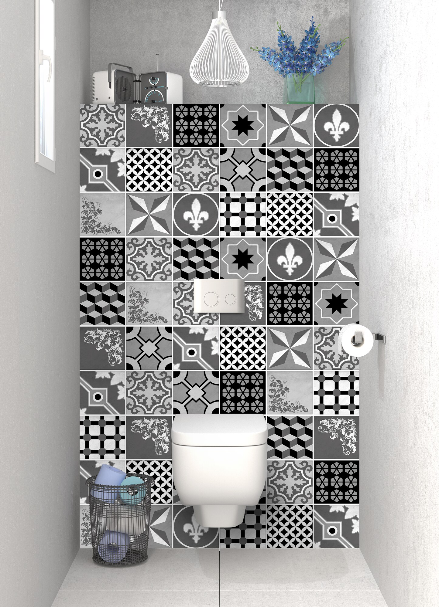 Wc Carreaux De Ciment Mural