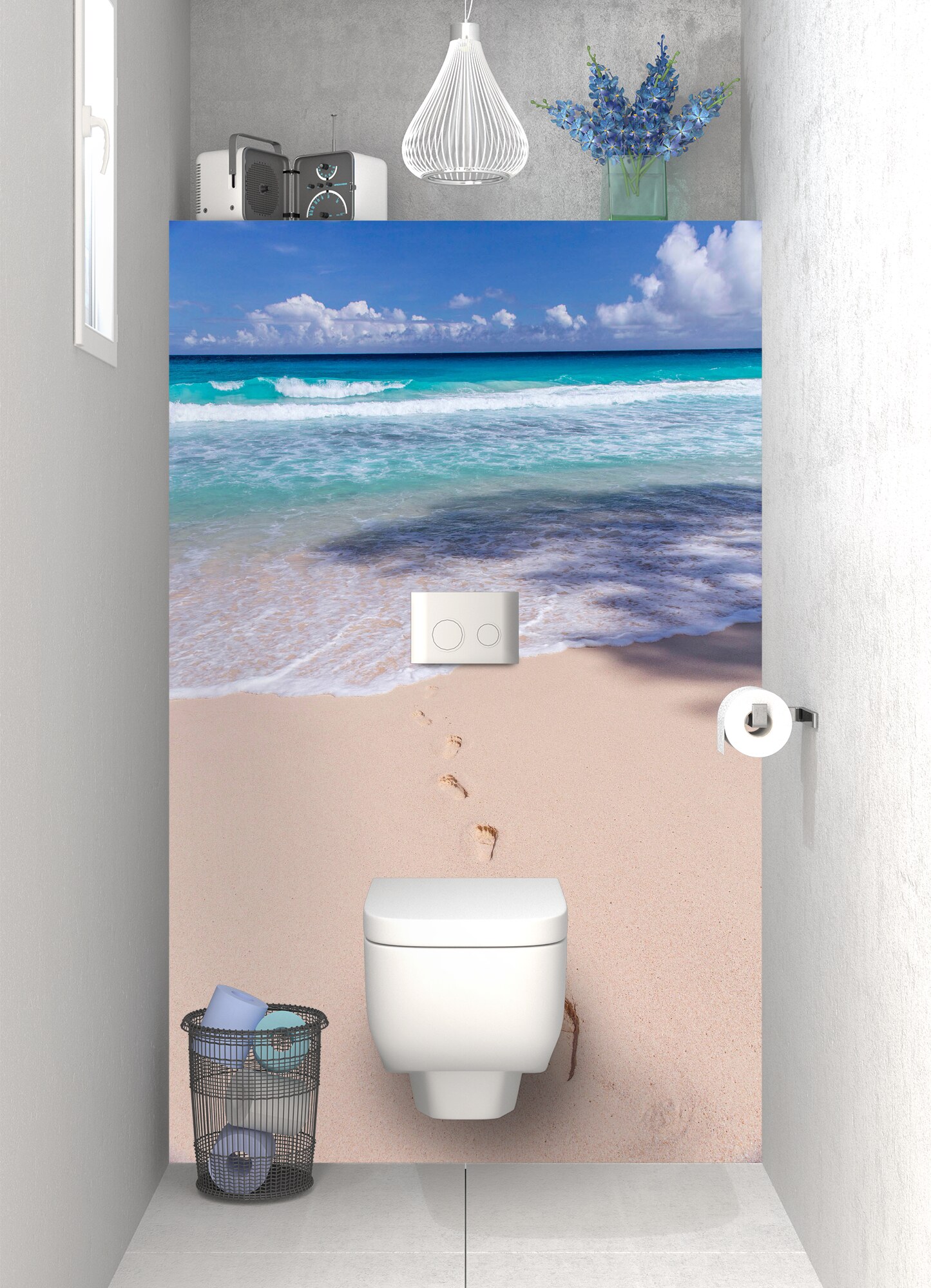Panneaux décoratifs de toilettes décors 'nature' - Sur Mesure, C-macrédence